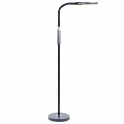 Beliani CASSIOPEIA - Staande Lamp-Zwart-Synthetisch Materiaal